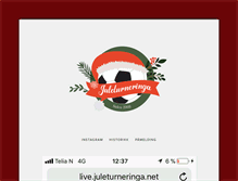 Tablet Screenshot of juleturneringa.net